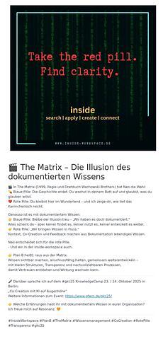04 | The Matrix – Die Illusion des dokumentierten Wissens