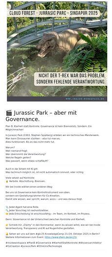 03 | Jurassic Park – aber mit Governance