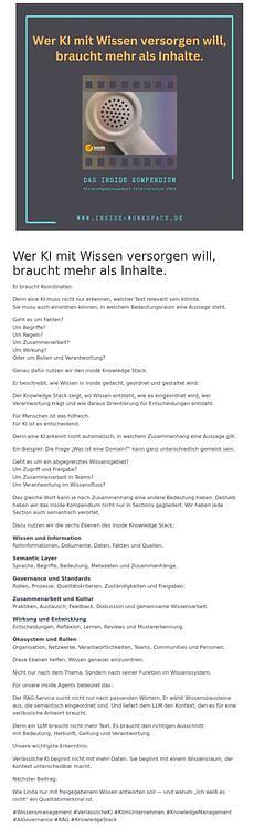 Wer KI mit Wissen versorgen will, braucht mehr als Inhalte.