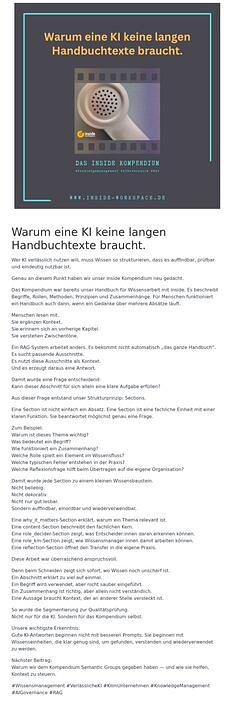 KI braucht keine langen Handbuchtexte