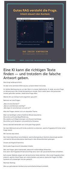 Eine KI kann die richtigen Texte finden — und trotzdem die falsche Antwort geben.