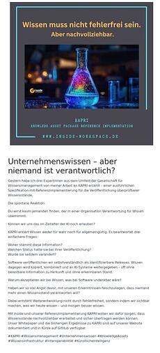 Unternehmenswissen – aber niemand ...
